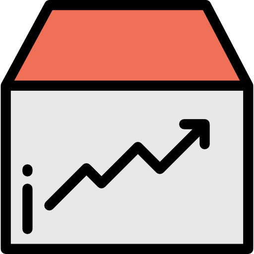 Line chart icon