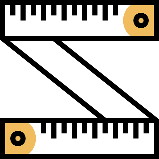 Measuring tape icon
