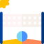 Beach volleyball icon 64x64