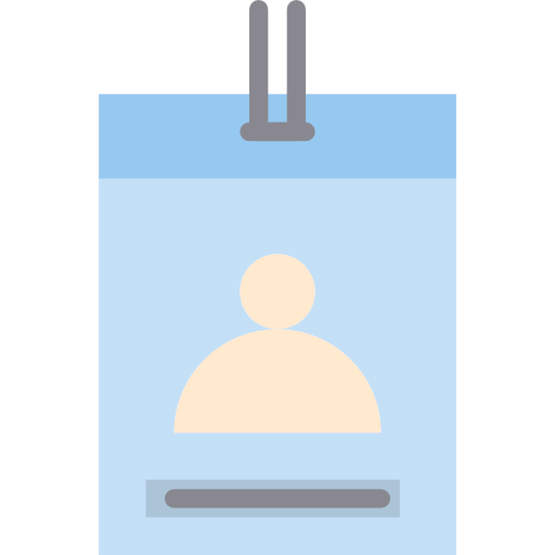 Identification card icon