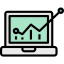 Graph line Symbol 64x64