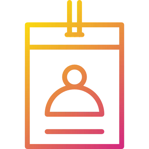 Identification card Ikona