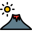 Mount kilimanjaro icon 64x64