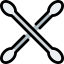 Cotton swab icon 64x64