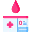 Blood donor card icon 64x64