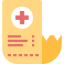 Medical invoice icon 64x64