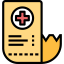 Medical invoice icon 64x64