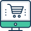 Online shopping biểu tượng 64x64