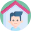 Stay home icon 64x64