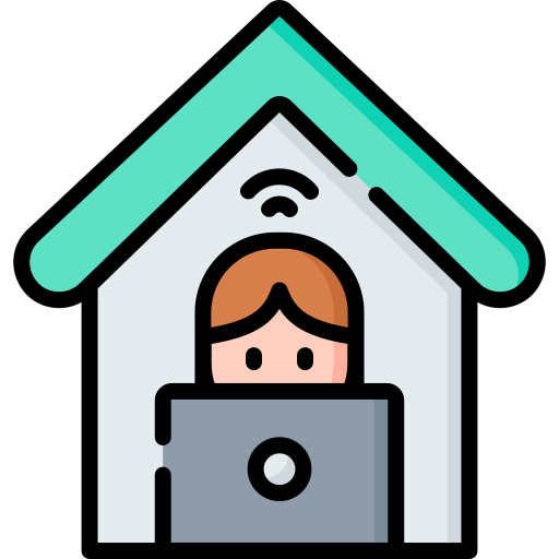 Work from home ícono