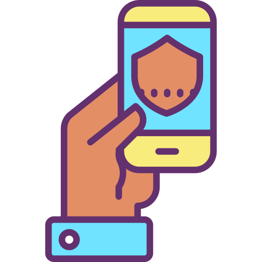 Mobile security icon
