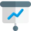 Line graph icon 64x64