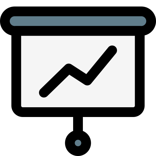 Line graph 图标