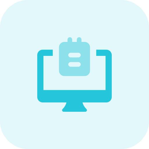 Desktop computer icon