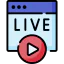 Live streaming icon 64x64