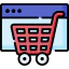 Online shopping icon 64x64