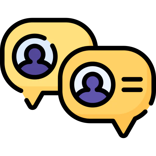 Chat bubbles icon