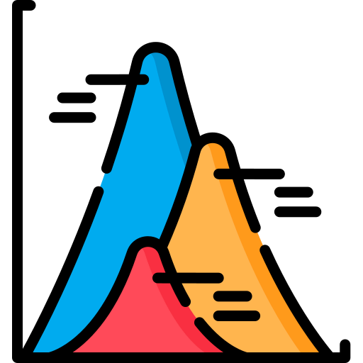 Pyramid chart icon