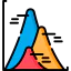 Pyramid chart icône 64x64