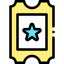 Cinema tickets icon 64x64