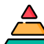 Pyramid chart icône 64x64