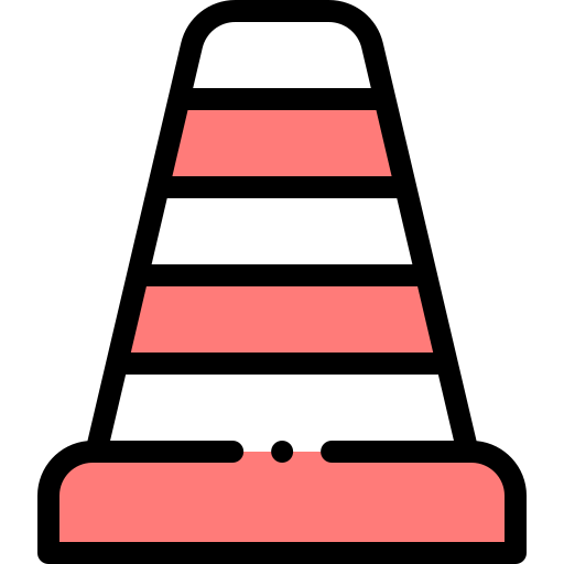 Traffic cone icon
