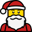 Santa claus biểu tượng 64x64