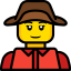 Cowgirl icône 64x64