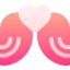 Heart wings icon 64x64