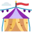 Circus tent biểu tượng 64x64