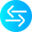 Left and right arrows icon 64x64