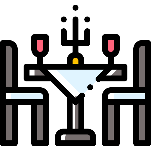 Dinner table icon