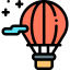 Hot air balloon icon 64x64