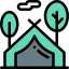 Camping icon 64x64
