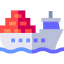 Container ship icon 64x64