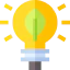 Light bulb ícone 64x64