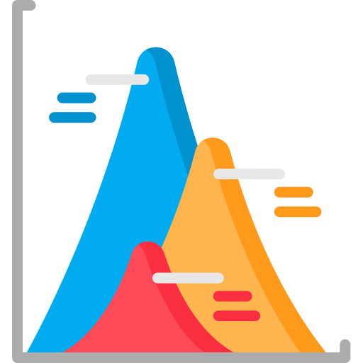 Pyramid chart icon