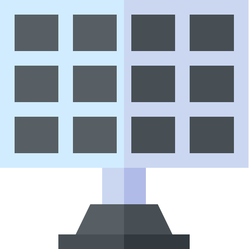 Solar panel icon