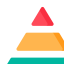 Pyramid chart icon 64x64