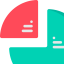 Pie chart icon 64x64