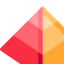 Pyramid chart icon 64x64
