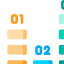 Bar chart icon 64x64