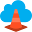 Traffic cone icon 64x64