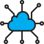 Cloud computing icon 64x64