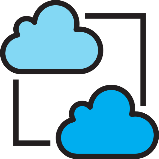 Cloud network icon