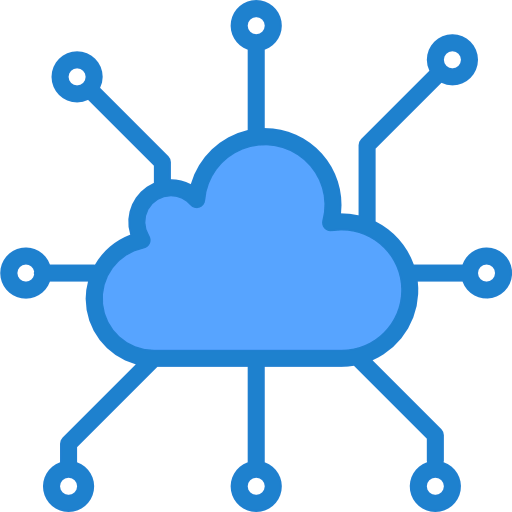 Cloud computing icon