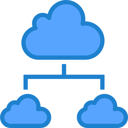 Cloud network icon