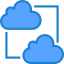 Cloud network icon 64x64
