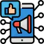Social marketing icon 64x64