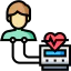 Heart rate monitor icon 64x64